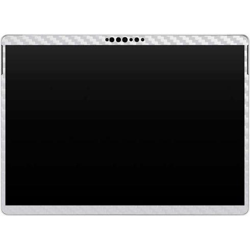 White Carbon Fiber Specialty Texture Material Surface Pro 8 Skin
